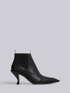 Thom Browne Long Point Brogue Boots In Black