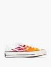 CONVERSE CONVERSE WHITE CHUCK 70 ARCHIVE FLAMES SNEAKERS,165029C14183300