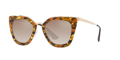 Prada Cinéma Cat-eye Sunglasses In Multicoloured