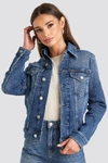 CALVIN KLEIN Foundation Trucker Jacket Blue