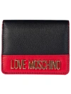 LOVE MOSCHINO LOGO FRENCH WALLET,JC5630PP18LN0 00A
