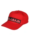 BALMAIN EMBROIDERED LOGO CAP,11008091