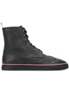 THOM BROWNE RUBBER CUPSOLE WINGTIP BOOT