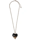 SAINT LAURENT COEU FEUIL MET NECKLACE,11019976