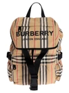 BURBERRY Burberry Small Checked Backpack,11019810