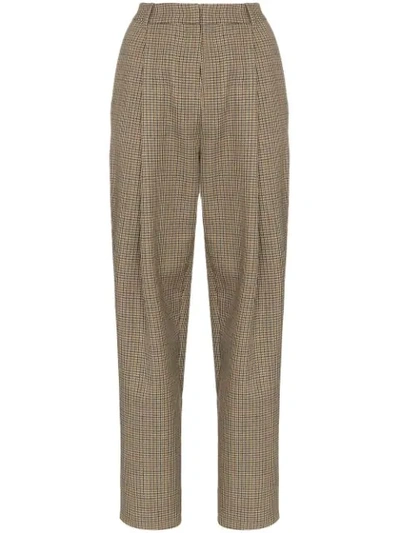 Magda Butrym Totness Heritage-check Trousers - 大地色 In Neutrals