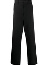 JUNYA WATANABE JUNYA WATANABE MAN WIDE LEG TAILORED TROUSERS - 黑色