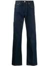 Levi's Baggy Low-rise Straight-leg Jeans In Blue
