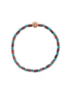 Luis Morais Trinity Enameled Bracelet In Blue