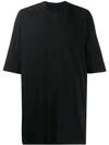 Rick Owens Drkshdw Oversized-t-shirt Mit Rundem Ausschnitt In 09 Black