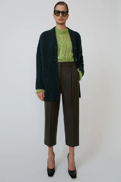 Acne Studios Pleated Trousers Forest Green