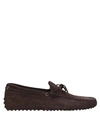 Tod's Suede Loafers In Brown