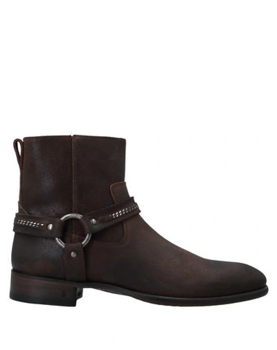 John Varvatos Ankle Boots In Cocoa