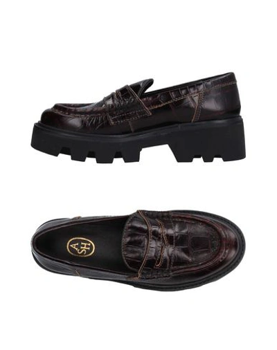 Ash Loafers In Dark Brown