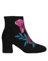 Pollini Ankle Boots In Black