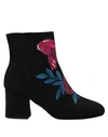 Pollini Ankle Boots In Black