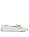 Tod's Loafers In White