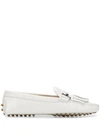 Tod's 'gommino' Loafer In B001 Bianco