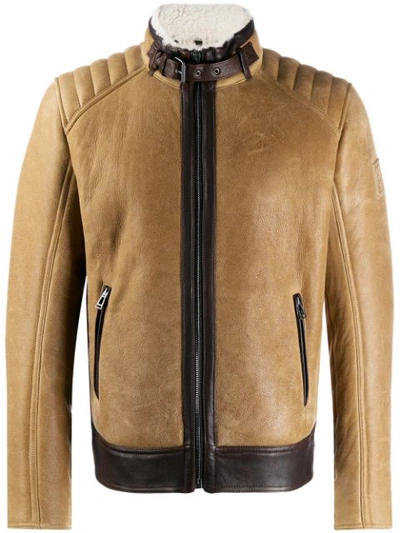 Belstaff Beige Outerwear Jacket In 60120