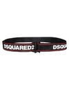 DSQUARED2 LOGO STRIPED BELT,11022913