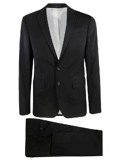 Dsquared2 Dsquared Tropical Weight Stretch Worsted Wool Paris Suit In Black
