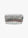 MAISON MICHEL MAISON MICHEL MULTICOLOURED ABBY TWEED BAKER BOY HAT,221302800113887334