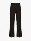 Usisi Stella Wide-leg Cropped Trousers In Black