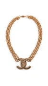 CHANEL CHANEL GOLD CHAIN CC NECKLACE