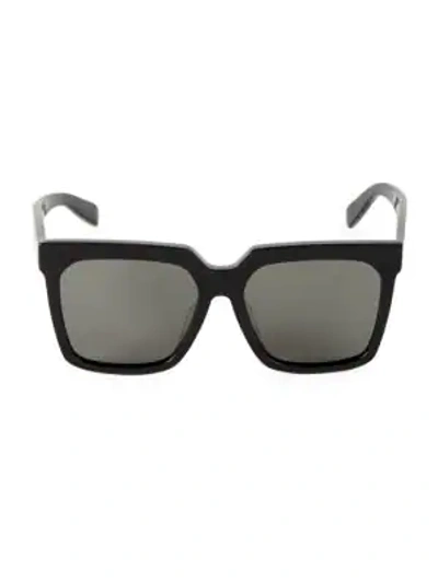 Celine 55mm Square Sunglasses In Black