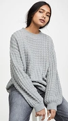 THE RANGE EXAGGERATED THERMAL SLEEVE KNIT