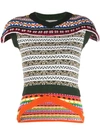 PREEN BY THORNTON BREGAZZI EMBROIDERED SHORT-SLEEVE TOP