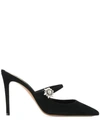 ALEXANDRE VAUTHIER ALEXANDRE VAUTHIER HEELED MCKENNA MULES - 黑色