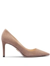 Prada 85mm Pumps Aus Wildleder - Rosa