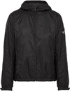 Prada Technical Rain Jacket In Black