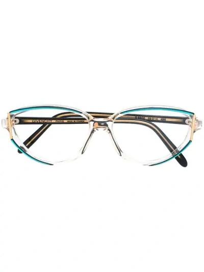 Pre-owned Givenchy 1990's Oval Prescription Glasses In Neutrals