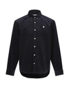 Carhartt Solid Color Shirt In Dark Blue
