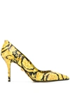 VERSACE BAROQUE PRINTED PUMPS