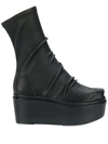 RICK OWENS WEDGE ANKLE BOOTS