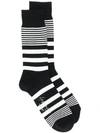 YOHJI YAMAMOTO stripe print socks