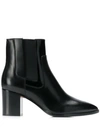 SANTONI POINTED ANKLE BOOTS