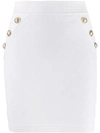 BALMAIN DOUBLE-BREASTED FITTED SKIRT