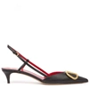 Valentino Sling Back H40 In Black