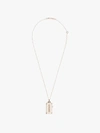 AMBUSH AMBUSH SILVER TONE USB PENDANT NECKLACE,1211186214184761