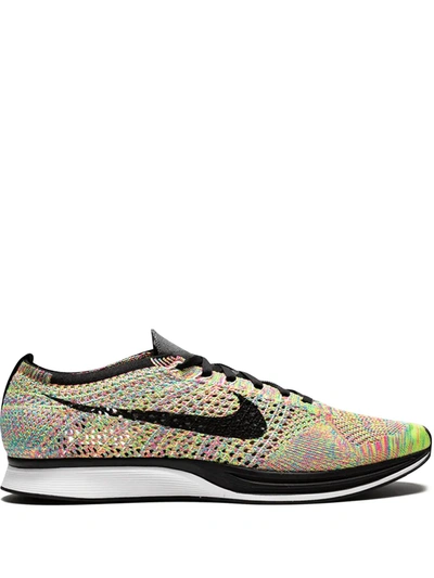 Nike Flyknit Racer Trainers In Multicolour