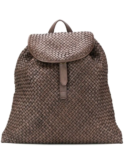 Officine Creative Clever Backpack In Brown