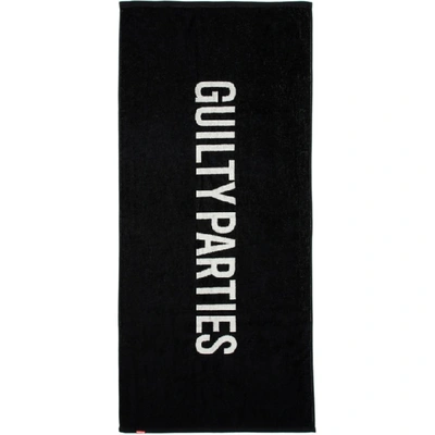 Wacko Maria 黑色“guilty Parties” Tokyo Paradise 毛巾 In Black