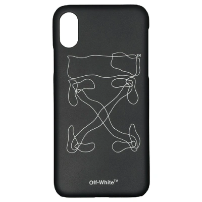 Pre-owned Off-white Abstract Arrows Iphone Xs Max Case Black/white