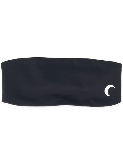 Marine Serre Black Logo Headband