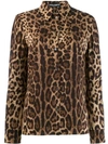 DOLCE & GABBANA LEOPARD-PRINT SHIRT