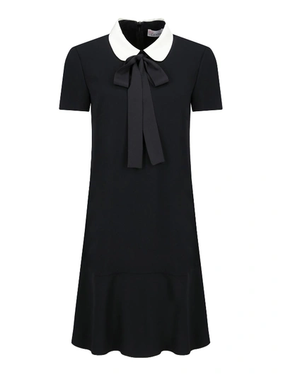 blue dress for baby girl Valentino Ruffled-Collar Mini Dress main image 1